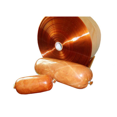 PVDC en plastique imprimé encastrement de saucisse facile à éplucher film rétrécissant doux