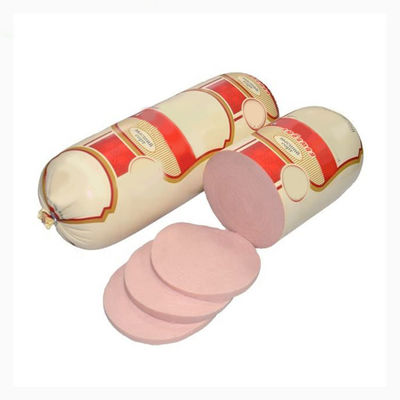 Film d'emballage alimentaire imprimé Enveloppe de saucisse artificielle en PVDC Enveloppe de saucisse tubulaire
