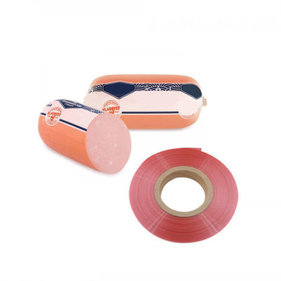 Coloriage flexographique imprimé en plastique en rouleau de boîtier pour saucisses