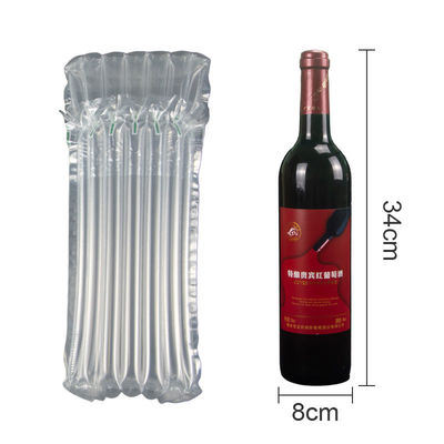 42*24cm Sac à air à vin rouge Protecteur à colonne d'air Sac antichoc tampon à bulles Protecteur de transport