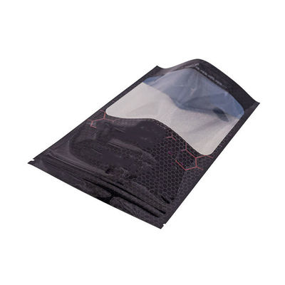 PVDC revêtu de PET multi-couche plastique debout Zip Lock Pouch personnalisé épaisseur 100-130 microns