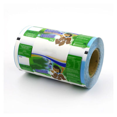 Emballage automatique imprimé en couleur PVDC sacs stratifiés en rouleau 40mic~250mic