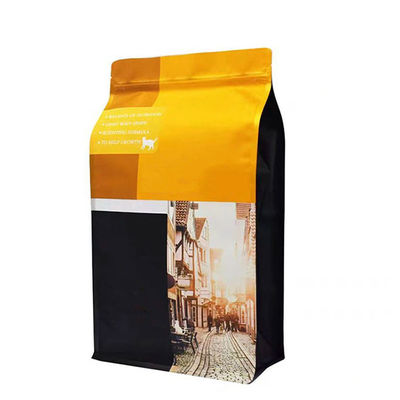 Logo personnalisé Sceaux à huit côtés Sac en plastique stratifié 40mic~250mic Pour les sacs de nourriture pour animaux de compagnie