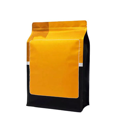 Logo personnalisé Sceaux à huit côtés Sac en plastique stratifié 40mic~250mic Pour les sacs de nourriture pour animaux de compagnie