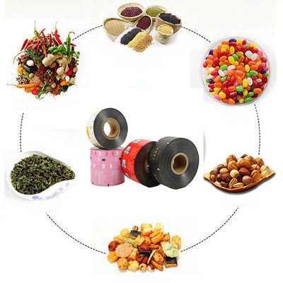 Impression de noix de petit-déjeuner Sacs d'emballage alimentaire personnalisés à fond plat Couche Al/EVOH/PVDC