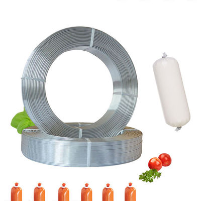 Sausages en argent boîtier scellé emballage Sausage clips rouleau de fil