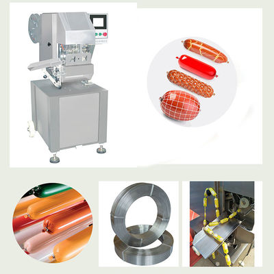 Sausages en argent boîtier scellé emballage Sausage clips rouleau de fil
