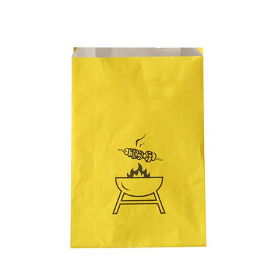 Imprimer des sacs en papier artisanal à l'épreuve de la graisse et jetables pour les emballages alimentaires à emporter