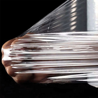 Enveloppe de nourriture fraîche Film d'adhérence PVDC transparent Film d'emballage à découpe à glissière Film étirable