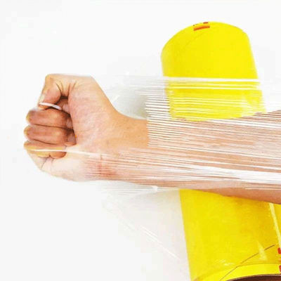 Films d'adhérence en plastique en PVC / PVDC / PE / LDPE avec coupe-glissière