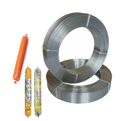 5.5 kg/rouleau Clips en fil d'aluminium de qualité alimentaire pour boîtier de saucisses