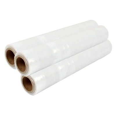 PVDC PVC PE Emballage en plastique en rouleau en PE transparent Film protecteur pour l'adhérence alimentaire avec coupeuse coulissante