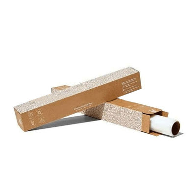 Enveloppe en plastique à film d'adhérence compostable avec coupe-glisse en PVDC / PE / PVC / LDPE