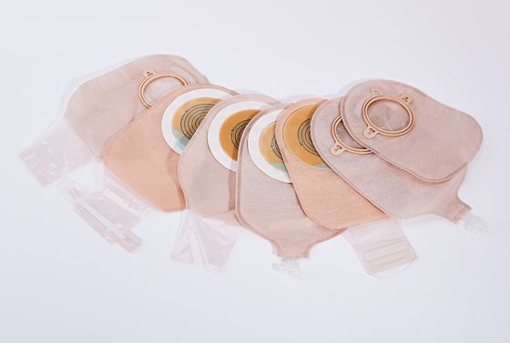 Consommables médicaux sac de colostomie à deux pièces à usage unique