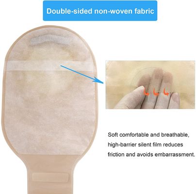Un / deux pièces 15-80 mm sac de colostomie jetable sans / avec du charbon actif