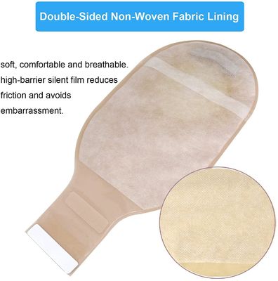 Un / deux pièces 15-80 mm sac de colostomie jetable sans / avec du charbon actif