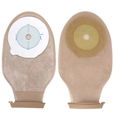 Couvercle réutilisable Un sac de colostomie à ostomie opaque en une seule pièce non tissé et hydrocolloïde