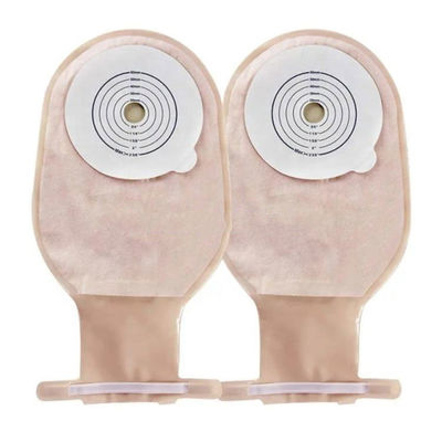 Couvercle réutilisable Un sac de colostomie à ostomie opaque en une seule pièce non tissé et hydrocolloïde