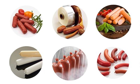 Personnalisation Des saucisses fumées Film tubulaire de saucisse Pvdc