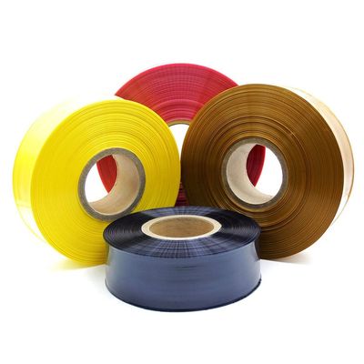 Ruloir plat en plastique PVDC en forme de coque pour saucisse Largeur de film 140 mm 180 mm
