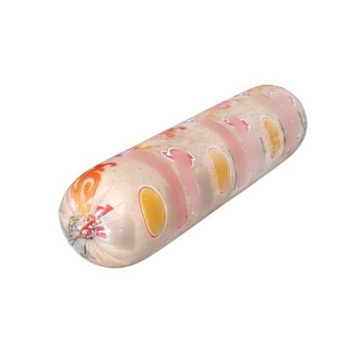 Enveloppe de saucisse en plastique artificiel imprimable personnalisé Film d'emballage alimentaire PA / PE Enveloppe PVDC