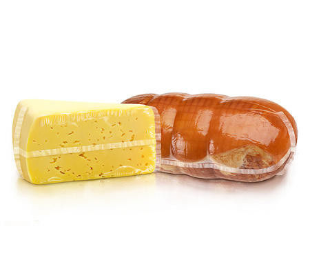 Film à enveloppe en plastique à haute barrière pour saucisse pour viande de jambon PVDC PA PE Film d'emballage alimentaire pour saucisse