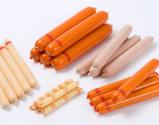 Impression personnalisée en plastique, boîtier en polyamide, boîtier en jambon, fournisseurs de saucisses