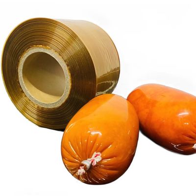 Halal Couleur différente Plastique jambon peau saucisse Enveloppe de jambon barrière Film de bœuf Salami Sausage Enveloppe de saucisse peau à vendre