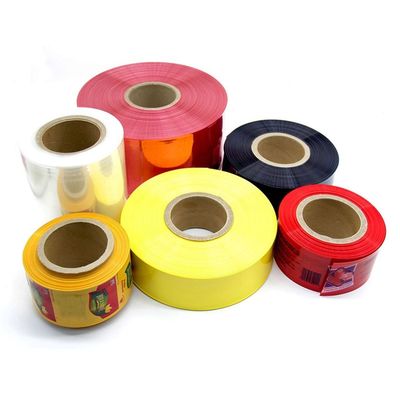 30-350 mm Largeur plate PVDC Film de boîtier de saucisse en plastique Résistant à la chaleur jusqu'à 90 °C Pour l'emballage de saucisse