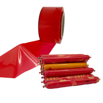 Emballages alimentaires PVDC Film de boîtier en plastique pour saucisse avec une perméabilité à l'oxygène inférieure à 1 cc/m2/24h