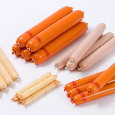 PVDC en plastique de qualité alimentaire, film de boîtier de saucisse pour emballage résistant à l'humidité et à faible perméabilité à l'oxygène