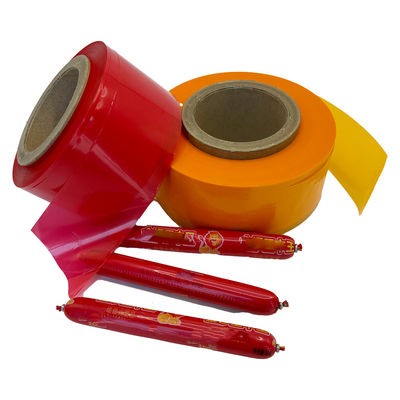 Logo personnalisé PVDC Film de boîtier de saucisse en plastique pour emballage