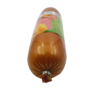 Taille personnalisée Calibre accepté 10-50 mm PVDC Enveloppe de saucisse en plastique Film de collagène Enveloppe pour saucisse