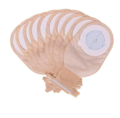 Durée de conservation de 1 an à haute barrière Film d'extrusion souple PVDC Co Sacs ostomy en couleur transparente Pour les solutions de soins ostomy